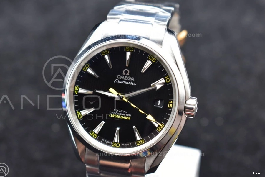 Dial Best SS SS Aqua 150M 1:1 GoodFit Edition A Bumblebee Bracelet Terra VSF On Black 505 0805